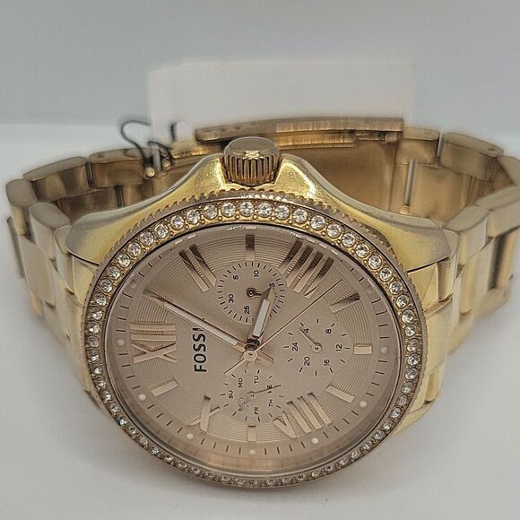 Fossil Cecile AM4483 Womens Stainless Steel Analog Dial Quartz Wrist Watch BC554 - Picture 6 of 10